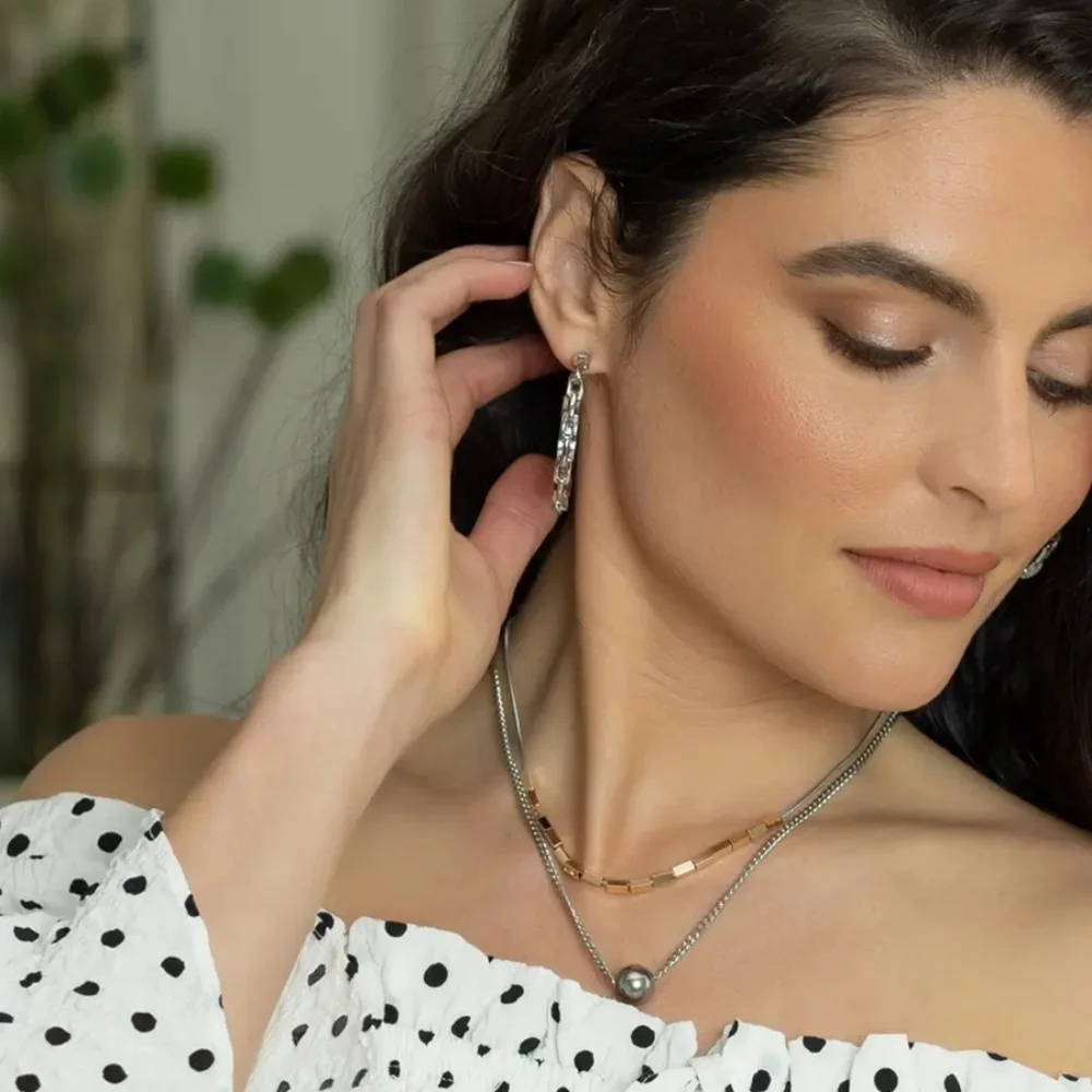 Park Lane Chantel Silver Hoop Earrings - Picture 3 of 6